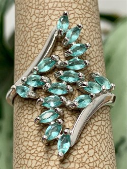 *Кольцо р.18 Топаз синт арт. к0494р102-427 (Вес 2,68 г) - фото 226548 *Кольцо р.18 Топаз синт арт. к0494р102-427 (Вес 2,68 г) - фото 226548