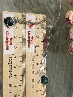 *Серьги Топаз Лондон синт арт. с1115р111-140 (Вес около 4,61 г) - фото 226554 *Серьги Топаз Лондон синт арт. с1115р111-140 (Вес около 4,61 г) - фото 226554