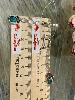 *Серьги Топаз Лондон синт арт. с1115р111-140 (Вес около 4,61 г) - фото 226555 *Серьги Топаз Лондон синт арт. с1115р111-140 (Вес около 4,61 г) - фото 226555