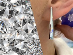 *Серьги Прищепки арт. 402002-146-049 Вес 3,85 г - фото 227018 *Серьги Прищепки арт. 402002-146-049 Вес 3,85 г - фото 227018