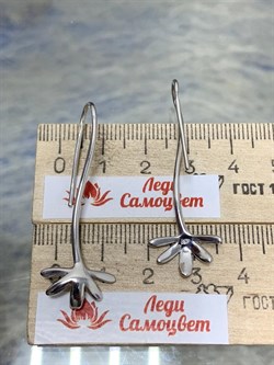 *Серьги Петли арт. E08677p-904 Вес 3.12 г - фото 227113 *Серьги Петли арт. E08677p-904 Вес 3.12 г - фото 227113