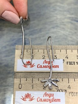 *Серьги Петли арт. E08677p-904 Вес 3.12 г - фото 227114 *Серьги Петли арт. E08677p-904 Вес 3.12 г - фото 227114