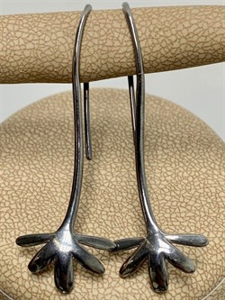 *Серьги Петли арт. E08677чр-516 Вес 3,04 г - фото 227120 *Серьги Петли арт. E08677чр-516 Вес 3,04 г - фото 227120