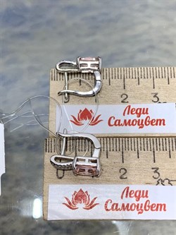 *Серьги Морганит иск арт. TME-025-436 Вес 3,92 г - фото 227211 *Серьги Морганит иск арт. TME-025-436 Вес 3,92 г - фото 227211