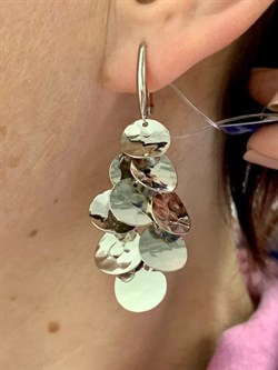 *Серьги Монисто арт. CTE-13418-L022-HAM-995 (Вес 7,52 г) - фото 227324 *Серьги Монисто арт. CTE-13418-L022-HAM-995 (Вес 7,52 г) - фото 227324