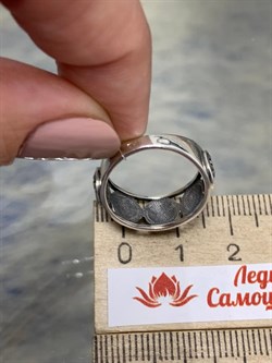 *Кольцо р.16,5 Оксид арт. К-2274о-265 Вес 3,15 г - фото 227436 *Кольцо р.16,5 Оксид арт. К-2274о-265 Вес 3,15 г - фото 227436