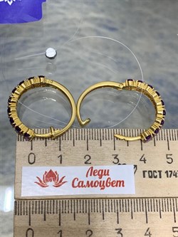 *Серьги Конго Аметист арт. С-3714злс401-304 (Вес 6,32 г) - фото 227501 *Серьги Конго Аметист арт. С-3714злс401-304 (Вес 6,32 г) - фото 227501