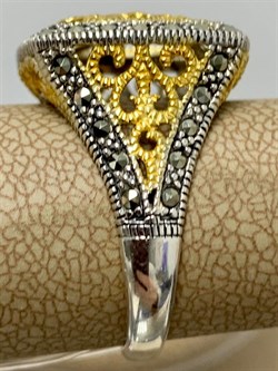 *Кольцо р.18 Марказит арт. MR01246оз-419 Вес 5,36 г - фото 227620 *Кольцо р.18 Марказит арт. MR01246оз-419 Вес 5,36 г - фото 227620