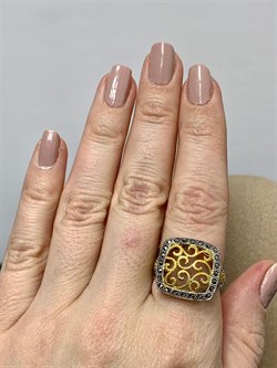 *Кольцо р.18 Марказит арт. MR01246оз-419 Вес 5,36 г - фото 227621 *Кольцо р.18 Марказит арт. MR01246оз-419 Вес 5,36 г - фото 227621