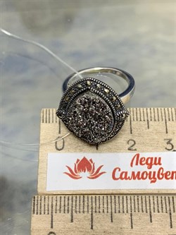 *Кольцо р.17 Марказит арт. MR01616о-1-213 Вес 6,66 г - фото 227647