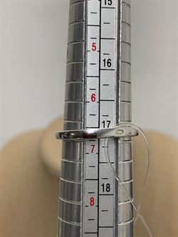 *Кольцо р.17 Морганит иск арт. TMR-028-344 Вес 2,82 г - фото 227663