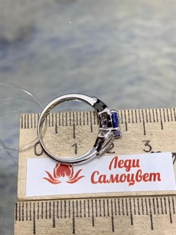 *Кольцо р.17 Танзанит иск арт. TMR-074-471 Вес 2,6 г - фото 227676