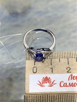 *Кольцо р.17 Танзанит иск арт. TMR-074-471 Вес 2,6 г - фото 227677
