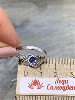 *Кольцо р.17 Танзанит иск арт. TMR-074-471 Вес 2,6 г - фото 227678