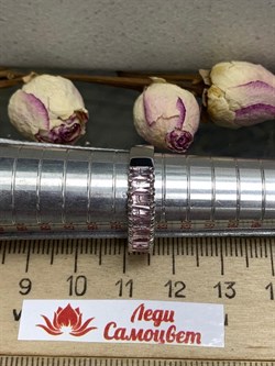 *Кольцо р.20 Розовый Фианит арт. 1-261р221-512, (Вес около 2,7-3 г) - фото 227681 *Кольцо р.20 Розовый Фианит арт. 1-261р221-512, (Вес около 2,7-3 г) - фото 227681