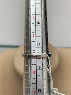 *Кольцо р.17,5 Клевер Белый Фианит арт. 411-15-921р-199 Вес 2,32 г - фото 227755