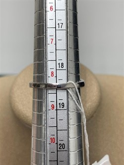 *Кольцо р.18,5 Клевер Белый Фианит арт. 411-15-921р-363 Вес 2,45 г - фото 227757