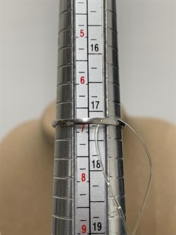 *Кольцо р.17,5 иск Красный Опал иск арт. К-3059р11-496 (Вес около 1,55 г) - фото 227794