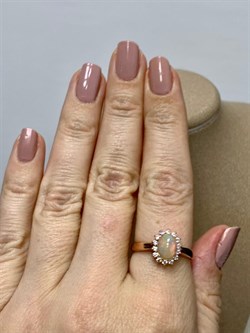 *Кольцо р.18,5 Опал Эфиопия арт. К-3728зк117000-242 (Вес 2,31 г) - фото 227839