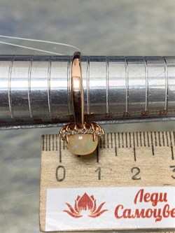 *Кольцо р.18,5 Опал Эфиопия арт. К-3728зк117000-242 (Вес 2,31 г) - фото 227841