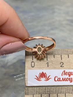 *Кольцо р.18,5 Опал Эфиопия арт. К-3728зк117000-242 (Вес 2,31 г) - фото 227844