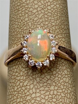 *Кольцо р.18,5 Опал Эфиопия арт. К-3728зк117000-242 (Вес 2,31 г) - фото 227845