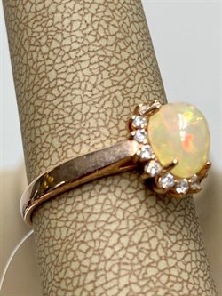 *Кольцо р.18,5 Опал Эфиопия арт. К-3728зк117000-242 (Вес 2,31 г) - фото 227847