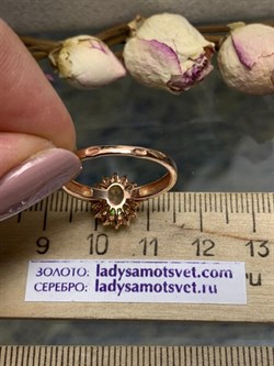 *Кольцо р.18 Опал Эфиопия арт. К-3728зк117000-259 (Вес около 2,29 г) - фото 227853