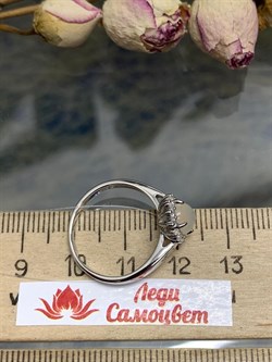 *Кольцо р.17,5 Опал Эфиопия арт. К-3728рк117000-076 (Вес около 2,43 г) - фото 227863