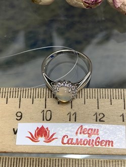 *Кольцо р.17,5 Опал Эфиопия арт. К-3728рк117000-076 (Вес около 2,43 г) - фото 227864