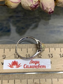 *Кольцо р.18,5 Опал Эфиопия арт. К-3728рк117000-087 (Вес около 2,36 г) - фото 227872