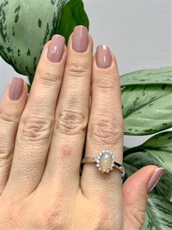 *Кольцо р.19,5 Опал Эфиопия арт. К-3728рк117000-882 (Вес около 2,36 г) - фото 227877