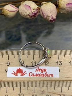 *Кольцо р.19,5 Опал Эфиопия арт. К-3728рк117000-882 (Вес около 2,36 г) - фото 227880