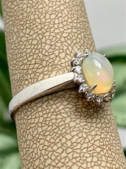 *Кольцо р.19,5 Опал Эфиопия арт. К-3728рк117000-882 (Вес около 2,36 г) - фото 227883