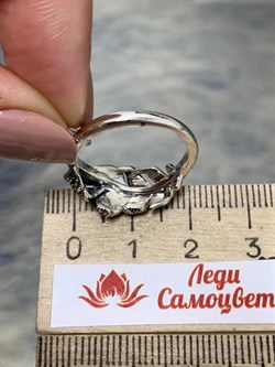 *Кольцо р.17,5 Перышко Марказит арт. MR02342-268 Вес 3,95 г - фото 227903 *Кольцо р.17,5 Перышко Марказит арт. MR02342-268 Вес 3,95 г - фото 227903