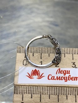 *Кольцо р.17,5 Перышко Марказит арт. MR02342-268 Вес 3,95 г - фото 227905 *Кольцо р.17,5 Перышко Марказит арт. MR02342-268 Вес 3,95 г - фото 227905