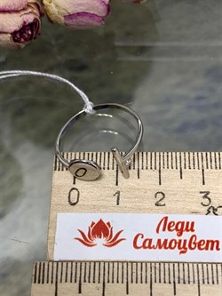 *Кольцо р.18 Фианит арт. к015р200-р18-722 Вес 1,15 г - фото 227957