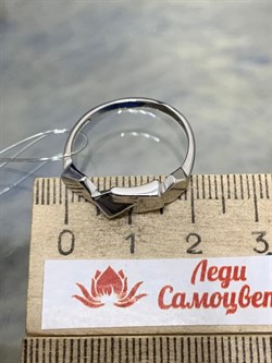 *Кольцо р.18 арт. 1-3050р-689 Вес 1,43 г - фото 227968