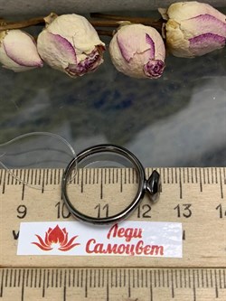 *Кольцо р.18 арт. R08827чр-163 (Вес 3,22 г) - фото 228032 *Кольцо р.18 арт. R08827чр-163 (Вес 3,22 г) - фото 228032