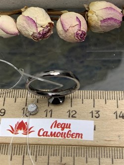 *Кольцо р.18 арт. R08827чр-163 (Вес 3,22 г) - фото 228034 *Кольцо р.18 арт. R08827чр-163 (Вес 3,22 г) - фото 228034