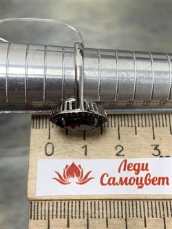 *Кольцо р.18 Гранат арт. RR170897-629 Вес 3,57 г - фото 228104