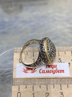 *Кольцо р.18 Марказит арт. MR00196оз-420 Вес 9,87 г - фото 228120