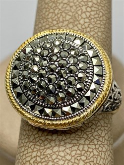 *Кольцо р.20 Марказит арт. MR00196оз-928 Вес 10,32 г - фото 228126 *Кольцо р.20 Марказит арт. MR00196оз-928 Вес 10,32 г - фото 228126