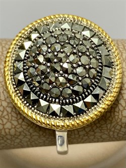 *Кольцо р.18 Марказит арт. MR01675оз-983 Вес 6,23 г - фото 228162