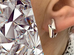 *Серьги арт. 2-3049р-731 Вес 2,77 г - фото 228251