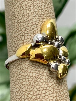 *Кольцо р.18,5 Листики арт. К-3743-Р-531 (Вес около 1,91 г) - фото 228294 *Кольцо р.18,5 Листики арт. К-3743-Р-531 (Вес около 1,91 г) - фото 228294