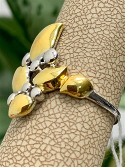 *Кольцо р.18,5 Листики арт. К-3743-Р-531 (Вес около 1,91 г) - фото 228295 *Кольцо р.18,5 Листики арт. К-3743-Р-531 (Вес около 1,91 г) - фото 228295