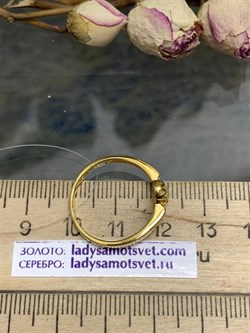 *Кольцо р.18,5 Опал Эфиопия арт. К-3797злк1170-373 (Вес около 1,76 г) - фото 228312