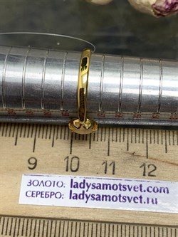 *Кольцо р.18,5 Опал Эфиопия арт. К-3797злк1170-373 (Вес около 1,76 г) - фото 228313