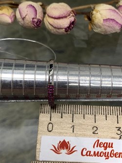 *Кольцо р.18,5 Розовый Фианит Микро вставки арт. к-7192р215-121 (Вес 1,46 г) - фото 228328